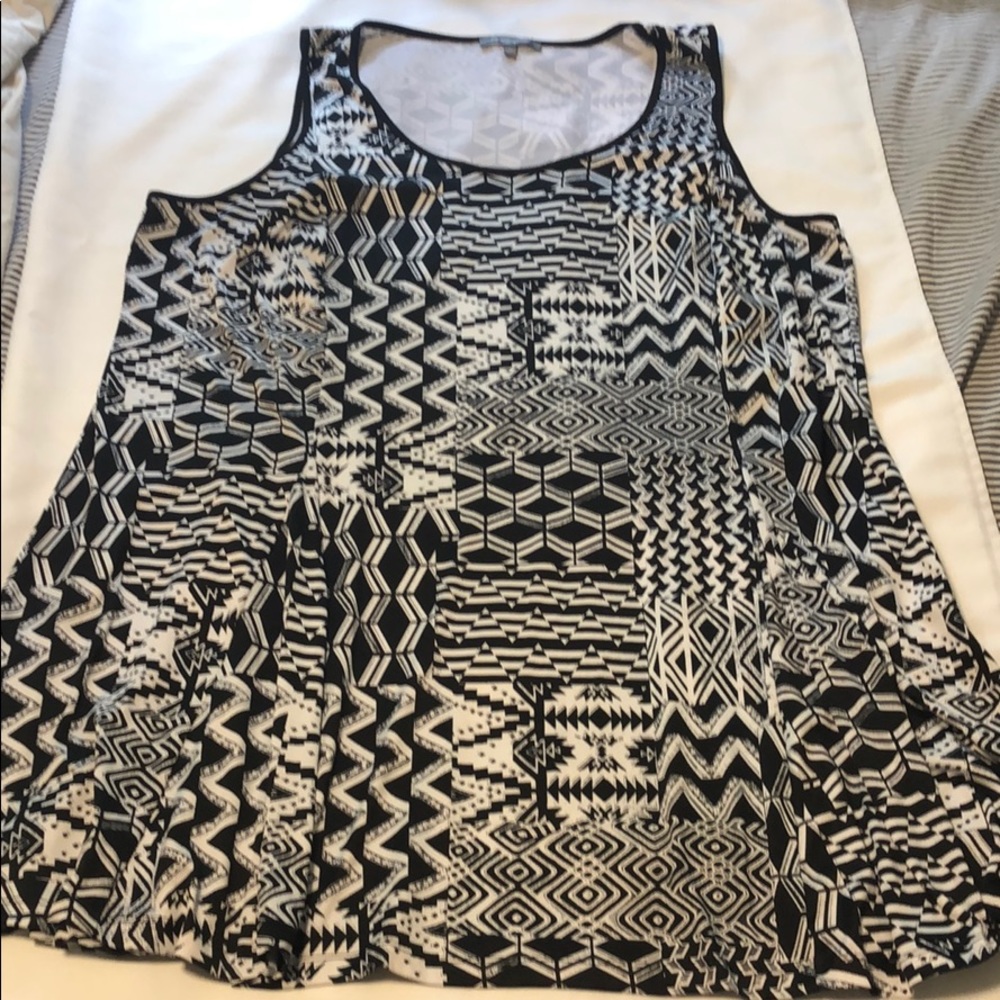 NY Collection black and white dress/tunic size 3x